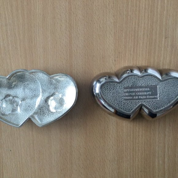 Vintage 1994 International silver company silver plated trinket jewelry box - Picture 3 of 3